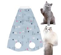 Traje de recuperación de neutralidad para gatos, traje antilamidos, absorción de humedad ligera, collar electrónico, traje de recuperación de esterilización para gatos, protección contra enfermedades