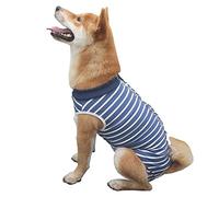 Traje de recuperación de Perros de Tyenaza, Verano Transpirable 4 Patas Rayas para Perros después de la cirugía para Suministros de Mascotas