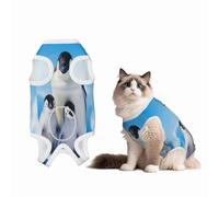 Traje de recuperación de pingüino madre y bebé para perros, gatos después de la cirugía, camisa de recuperación de mascotas, mamelucos para perros, traje de recuperación de cirugía para mascotas