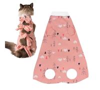 Traje De Recuperación Para Gatitos: Ropa Interior Suave Para Mascotas Para Mayor Comodidad Después De La Cirugía | Alternativa De Cuello Electrónico Elástico | Traje De Recuperación Del Gato Con Absor