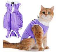 Traje de recuperación para gatos después de la cirugía, mameluco transpirable para esterilización de heridas abdominales, pijama de recuperación quirúrgica para gatitos, alternativa al cono de la