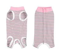 Traje de recuperación para perros con poste para orina para perros y gatos pequeños y medianos, traje protector alternativo al collar E, cómodo cuerpo de mascota Su JFb779 (XS)