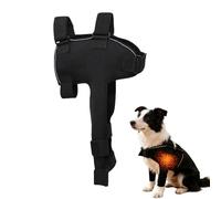 Traje de recuperación para perros - Post Protective Wear for Healing Pets | Tejido elástico suave con diseño de cobertura completa, cierre fácil, alternativa al cono para protección y comodidad de la