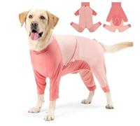Traje de recuperación para perros, traje de cirugía, mameluco para perro después de esterilización, para perros hembras, trajes de cuerpo de recuperación quirúrgica de manga larga para evitar lamer el