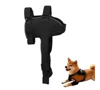 Traje de recuperación para perros | Vendaje caliente y ajustable para mascotas, mango anti-lamiendo para perros, para caminata diaria, acampando, viajes de noche, transporte de coche aviones, salidas