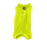 Traje de recuperación quirúrgica para gatos machos y hembras, lamiendo el abdomen o la piel de mascotas, traje de pijama de recuperación quirúrgica de tela suave para gatos Kjg95 (verde, S)