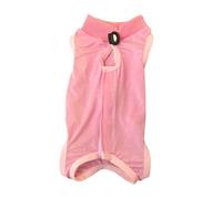 Traje de recuperación quirúrgica para gatos machos y hembras, lamiendo el abdomen o la piel de mascotas, traje de pijama de recuperación quirúrgica de tela suave para gatos Kjg95 (S)