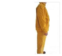 Traje de ropa protector de soldadura de cuero for soldador, trajes de soldadura uniformes soldador, ropa de protección cubierta