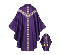Traje de sacerdote para hombres, traje de sacerdote para la Iglesia Católica - Capa de medición del padre para cosplay y disfraces, para hombres, oración, cosplay, iglesia, escenario, mascaradas