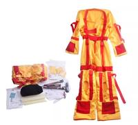 Traje de simulación para ancianos para entrenamiento de enfermería, herramienta de construcción de empatía con extremidades pesadas, accesorios para discapacidad visual y auditiva para educación sobre