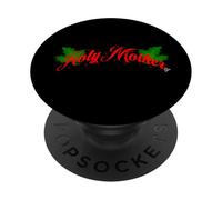 Traje de suéter Feo de Navidad Santa Madre PopSockets PopGrip Adhesivo