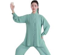 Traje De Tai Chi Uniforme Elegante Y Fluido For Baduanjin Y Artes Marciales, Ropa De Actuación Uniforme De Kung Fu Ropa para Hacer Ejercicio Matutino para Hombres Y Mujeres A,M
