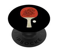 Traje De Tenis De Mesa Flores para Damas Jugador De Tenis De PopSockets PopGrip Adhesivo