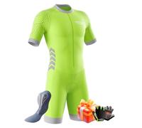 Traje de Triatlón de Manga Corta para Hombre,Traje De Ciclismo Hombres de Traje Tri,Traje de Ciclismo de Secado rápido MTB Mono Racing,Ciclismo (Typ-7,M)