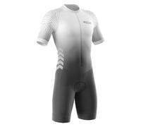 Traje de Triatlón Hombres,Conjunto de traje de triatlón de manga corta para hombre,Traje de ciclismo de secado rápido MTB Mono Racing,Ciclismo, natación (Typ-10,S)
