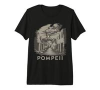 Traje de Volcán Pompeya de Italia Souvenir del Imperio Romano Camiseta Premium