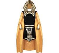 Traje del Antiguo Egipto 1 Conjunto Disfraz De Faraón Egipcio Disfraz De Rey Cleopatra con Accesorios Disfraz Real De Cleopatra Disfraces para Fiestas De Cosplay