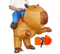Traje inflable, Halloween Inflatable Capybara Suit, Ride on Fancy Atire, Cosplay Accessories, Carnival Masquerade Outfit for Girls, Men, Women, and Boys to Wear at Gatherings, Desfile, Events