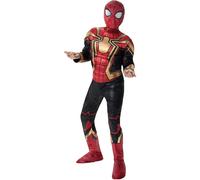 Traje integrado de Spider-Man de Marvel, disfraz infantil Qualux, talla mediana