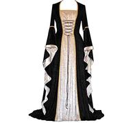 Traje Medieval Mujer Disfraz Carnaval Mujer Disfraces Parejas Trajes Medievales Cota De Malla Armadura Bruja Hadas Adulto Familiar Saloon Oeste Zingara Costume Romana Negro En Pareja Princesa 4Xl