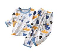 Traje Mujer Rojo Pegado Pijamas de Verano para niños y niñas, Ropa de Dormir de Manga Larga, Conjunto de Pijamas Lindos para bebés Traje De Baño Parejas (Grey, 5-6 Years)