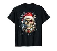 Traje Navideño Calavera Navidad Muerte Navidad Pesada Camiseta