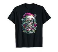Traje Navideño Calavera Navidad Muerte Navidad Pesada Camiseta
