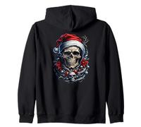 Traje Navideño Calavera Navidad Muerte Navidad Pesada Sudadera con Capucha