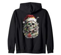 Traje Navideño Calavera Navidad Muerte Navidad Pesada Sudadera con Capucha