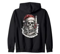 Traje Navideño Calavera Navidad Muerte Navidad Pesada Sudadera con Capucha