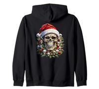Traje Navideño Calavera Navidad Muerte Navidad Pesada Sudadera con Capucha
