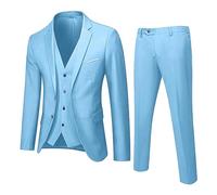 Traje para hombre de corte ajustado, 3 piezas, moderno, traje de hombre, chaqueta de negocios, chaleco, traje de pantalón, vintage, clásico, encantador, conjuntos de traje para hombre para bodas y