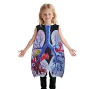Traje Pulmón - Disfraz Cosplay | Disfraz Educativo de Respiración 3D para Niños y Adultos | Accesorios de Enseñanza de Anatomía Médica para Halloween, Aula de Ciencias, Rendimiento Etapa y