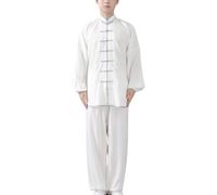 Traje Tai Chi Hombre Mujer,Traje Tang Chino Tradicional,Uniforme Kung Fu Artes Marciales,Ropa Hanfu Con Camisa Pantalón,Cuello Alto Hebillas Para Wushu,Entrenamiento,Cultura China E,M(55-65kg)