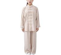 Traje Tai Chi Hombre Mujer,Traje Tang Chino Tradicional,Uniforme Kung Fu Artes Marciales,Ropa Hanfu Con Camisa Pantalón,Cuello Alto Hebillas Para Wushu,Entrenamiento,Cultura China F,M(55-65kg)