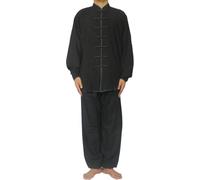 Traje Tai Chi Hombre Mujer,Traje Tang Chino Tradicional,Uniforme Kung Fu Artes Marciales,Ropa Hanfu Con Camisa Pantalón,Cuello Alto Hebillas Para Wushu,Entrenamiento,Cultura China D,S(50-60kg)