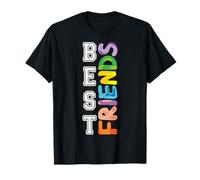 Trajes a Juego de Best Friends Estilo artístico Camiseta