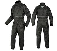 Trajes anti agua lluvia Impermeablie completas Moto y scooters Rain Negro M