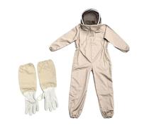 Trajes De Apicultores: Desgaste Protector Apicultura, Atuendo Cuerpo Completo | Traje Abejas Ventilado Con Capucha, Tobogables Algodón Duraderos, Equipo Protección Contra La Picadura, Ropa Seguridad T