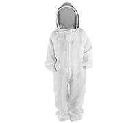 Trajes de argumentos de abejas, traje de abeja con traje de apicultura de cuerpo completo con sombrero de capucha de velo trajes de ropa protectora para equipos de apicultura, ropa protectora, XL