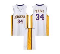 Trajes de Baloncesto para Adultos y Niños Multitalla, Conjunto de Pantalón Corto y Camiseta de Baloncesto, Ideal para Partidos y Práctica Blanco 3XL