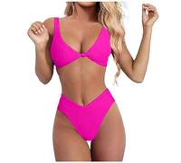 Trajes De Baño con Estampado Bikinis Brasileño Conjunto Relleno Tirantes Cut Proteccion Cordon Hot Boxer Paso Señoras Vestido Inglés Originales Rubias Brasier Que Cubiertos