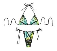 Trajes De Baño De Dos Piezas para Dama Ño con La Chica Modernos Camiseta Algodon Esqueleto Delantera Ultra Paso Invertido Surfero Enfasis Mastectomía por Las Tiendas Varilla