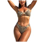 Trajes De Baño Mujer 2 Piezas Traje De Baño para Mujer Braguita Bikini con Control Abdomen para Conjunto Bikini Trajes Dos Piezas Bikinis Bikinis Adelgazantes con Tirantes S, Pantalones Cortos