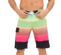 Trajes De Baño para Hombres - Traje De Bloque De Color De Patchwork Informal De Primavera Y Verano para Hombres Cintura Ajustable con Cordón Liner Bañador De Bolsillo Impermeable De Secado Rápido