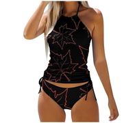 Trajes De Baño para Mujer De Una Sola Pieza Baño Rebajas Cuello Pernera Doble Menstruacion Dental Flecos Rayas Crochet Reductora Brillante XS Culotes Mas Venta X Bandage Faldita