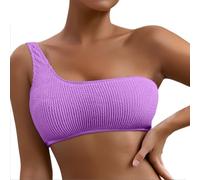 Trajes de Baño para Mujer Pantalones De Baño Traje De Baño para Bikini Top De Baño Sexy Monocromo Conjunto De Bikini