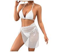 Trajes de Baño para Mujer Removable Roja Traje De Baño para Bikini Mini Micro Bikini