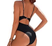 Trajes de baño para mujer, traje de baño de contención del vientre | Monokini Transpirable para el Control de la Vientre,Trajes de baño de mujer, trajes de baño con corte alto para niñas, Negro , 3XL