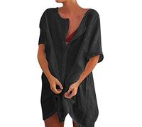 Trajes de baño playeros para Mujer, Tallas Grandes, Camisas con Botones, Ropa de Playa, Trajes baño, baños para Vacaciones en la Playa Verano, Vestidos